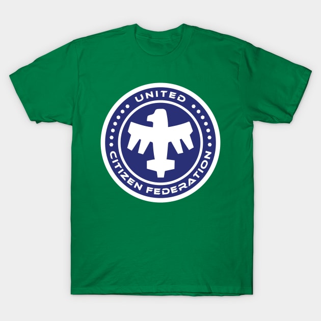 United Citizen Federation T-Shirt by MindsparkCreative